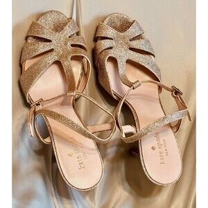 Kate Spade New York Women Size 10M Feodora Almond Toe Stiletto Sandals Wedding